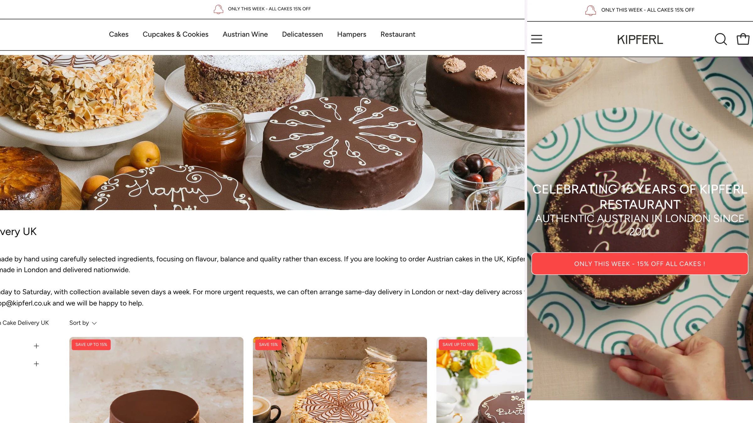 High-resolution selection of UI/UX & CRO work for Kipferl