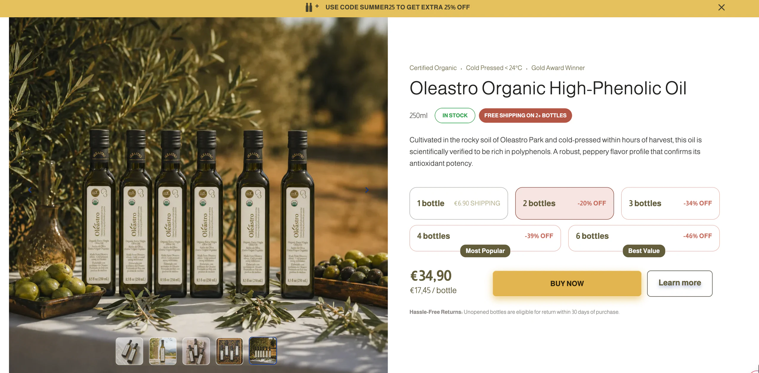 A second product route within the shared commerce system