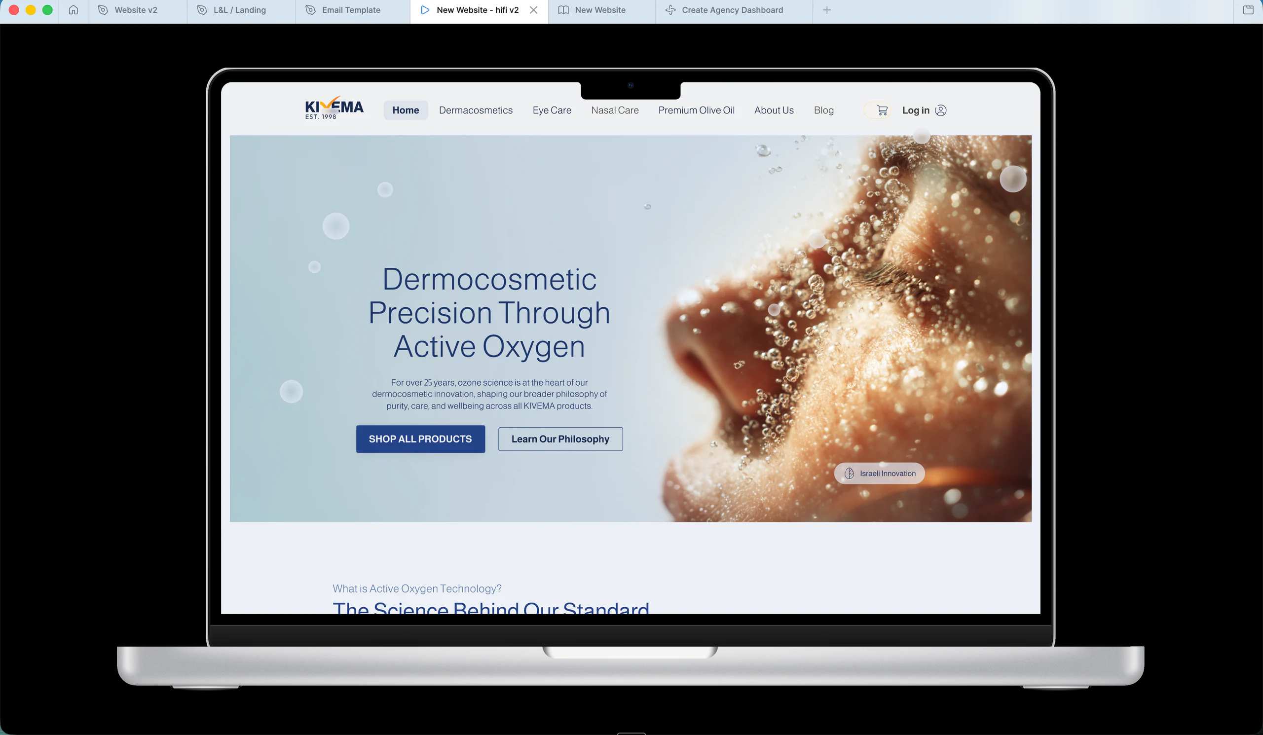 The interface context used to turn behavioural signals into actions