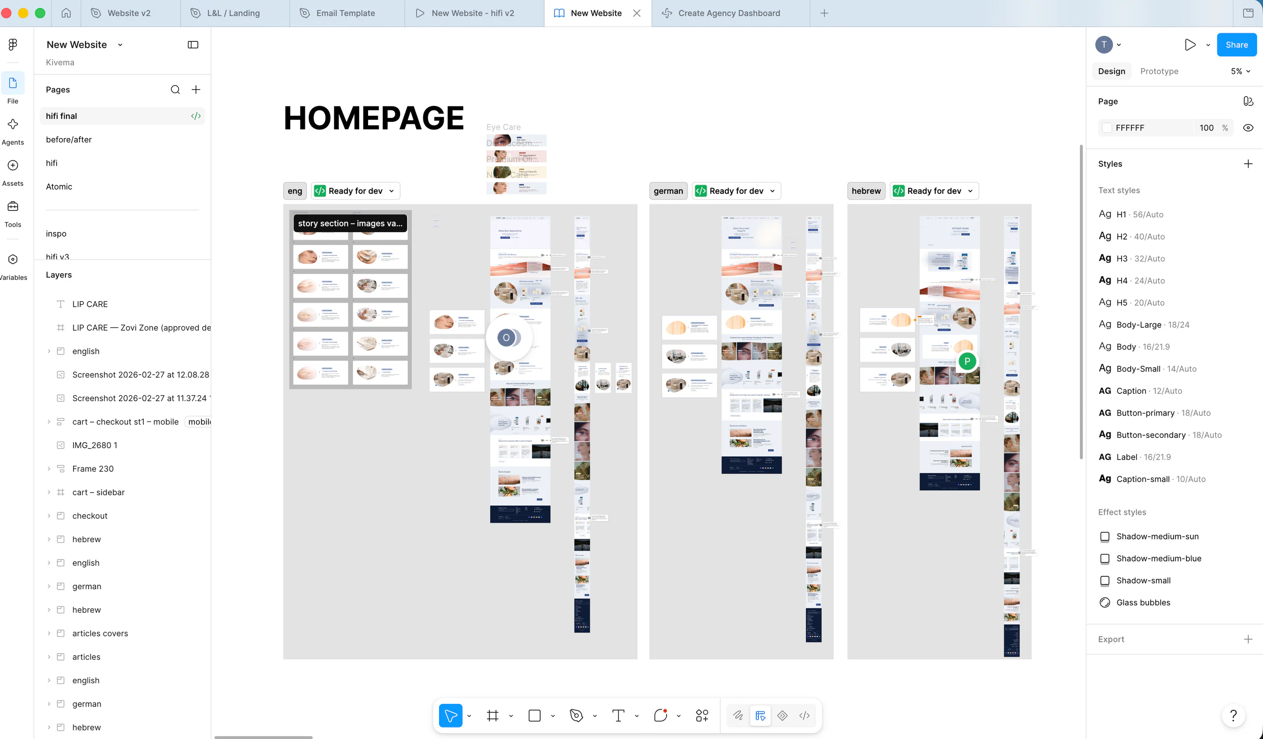 Product-page hierarchy designed around comparison and purchase