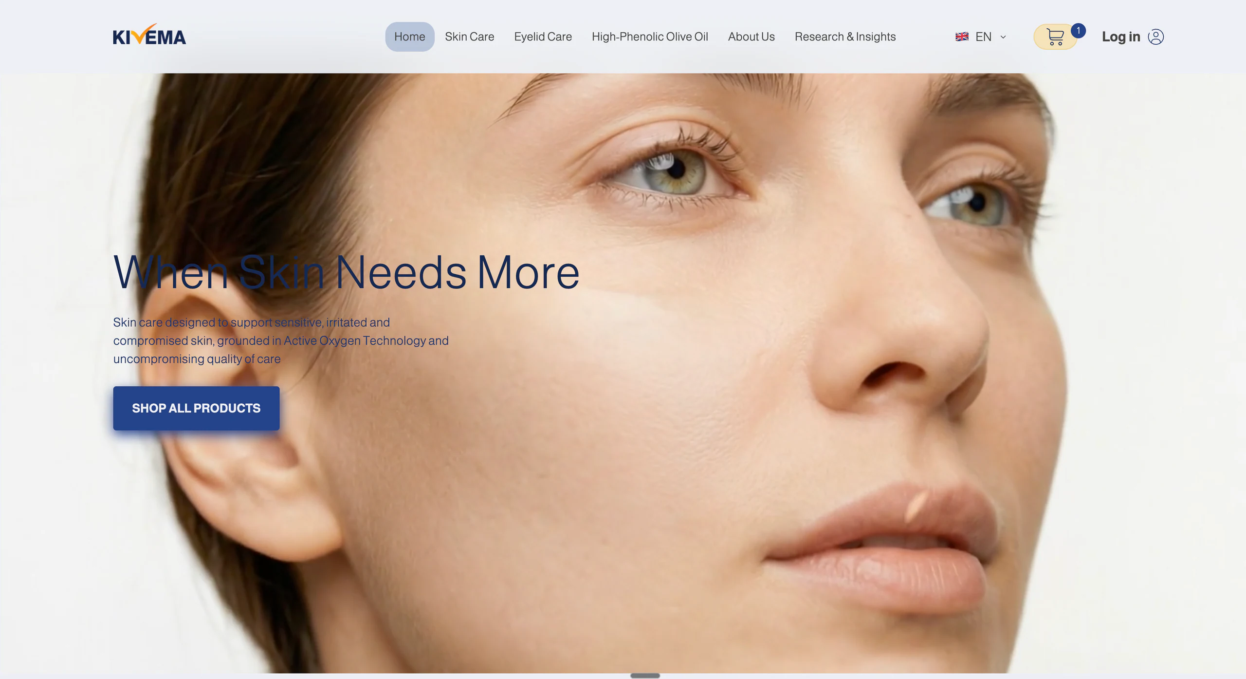 The live website system carrying another market-facing journey